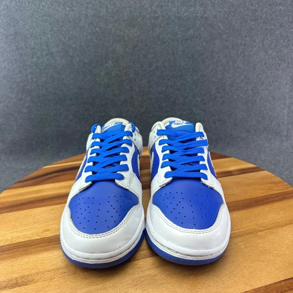 Nike Dunk Low Racer Blue White Men's Sz 7 Low Top Lace-Up Sneakers DD1391-401